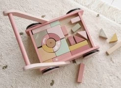 Little Dutch - Blokkenkar Wild Flowers -Babyspeelgoed Winkel 1200x873