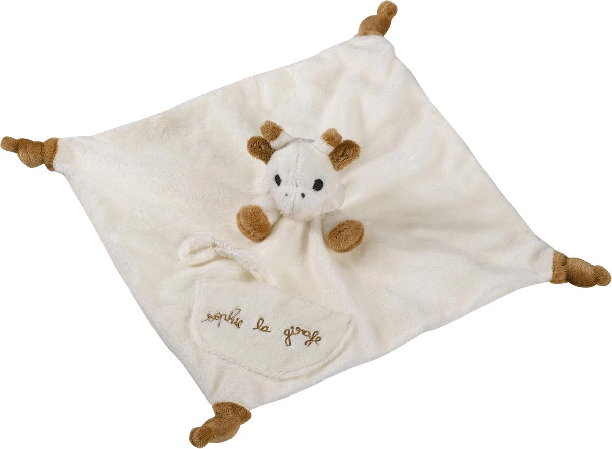 Sophie De Giraf - Knuffeldoekje - Met Speenhouder