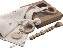 Merkloos Kraamcadeau - Babyshower Cadeau - Kraamcadeau Jongen - Kraamcadeau Meisje - Geboorte Cadeau - Baby Cadeaubox -