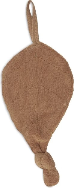 Jollein Speendoekje Badstof Leaf - Caramel -Babyspeelgoed Winkel 471x1200