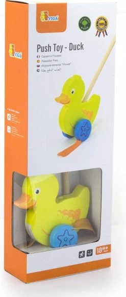 Duwstok - Eend -Babyspeelgoed Winkel 509x1200