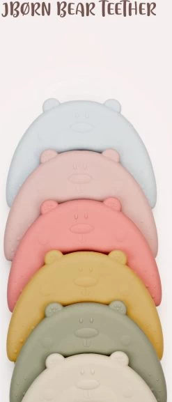 J.Børn Silicone Bijtring Beer - Sage - Bijtspeelgoed - Baby -Babyspeelgoed Winkel 514x1200 1