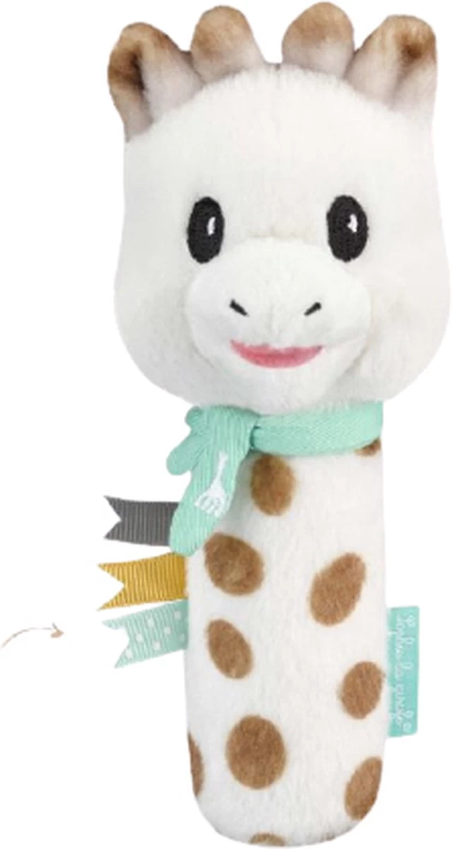 Sophie De Giraf - Rammelaar - Pluche Knijprammelaar 5 Sophie De Giraf - Rammelaar - Pluche Knijprammelaar - Afbeelding 5