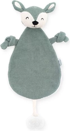 Jollein Knuffeldoekje Deer - Ash Green -Babyspeelgoed Winkel 645x1200 2