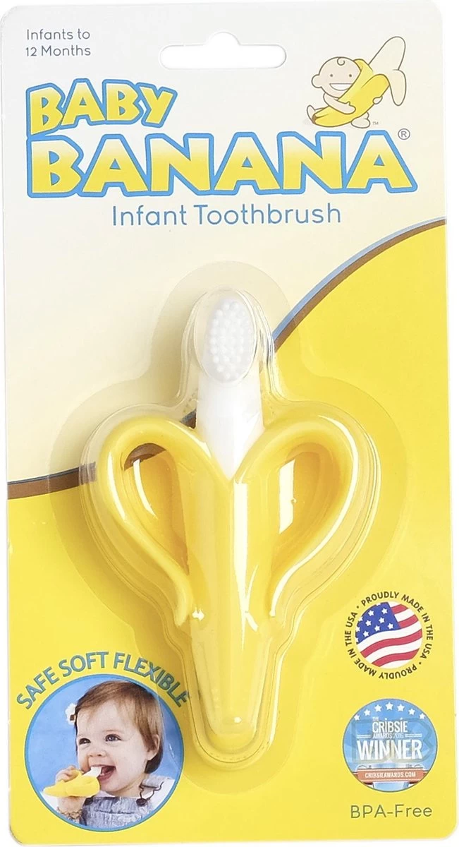 Baby Banaan Tandenborstel/bijtspeeltje – Geel - Baby Tandenborstel - Bij Doorkomende Tandjes - Tandvlees Massage - Babytandenborstel - Peuter Tandenborstel 12 Baby Banaan Tandenborstel/bijtspeeltje – Geel - Baby Tandenborstel - Bij Doorkomende Tandjes - Tandvlees Massage - Babytandenborstel - Peuter Tandenborstel - Afbeelding 12