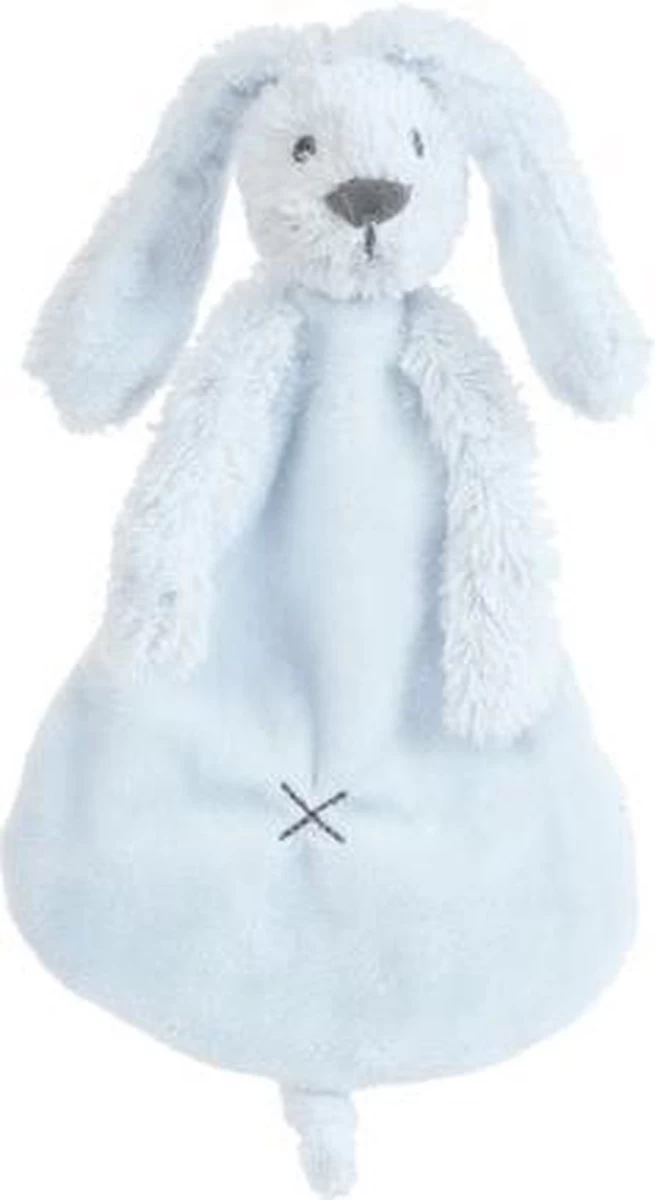 Happy Horse Konijn Richie Knuffeldoekje - Blauw - Baby Cadeau 3 Happy Horse Konijn Richie Knuffeldoekje - Blauw - Baby Cadeau - Afbeelding 3