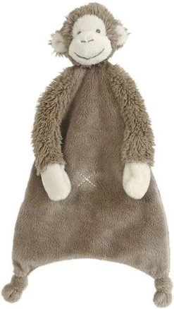 Happy Horse Aap Mickey Knuffeldoekje - Bruin - Baby Cadeau -Babyspeelgoed Winkel 676x1200