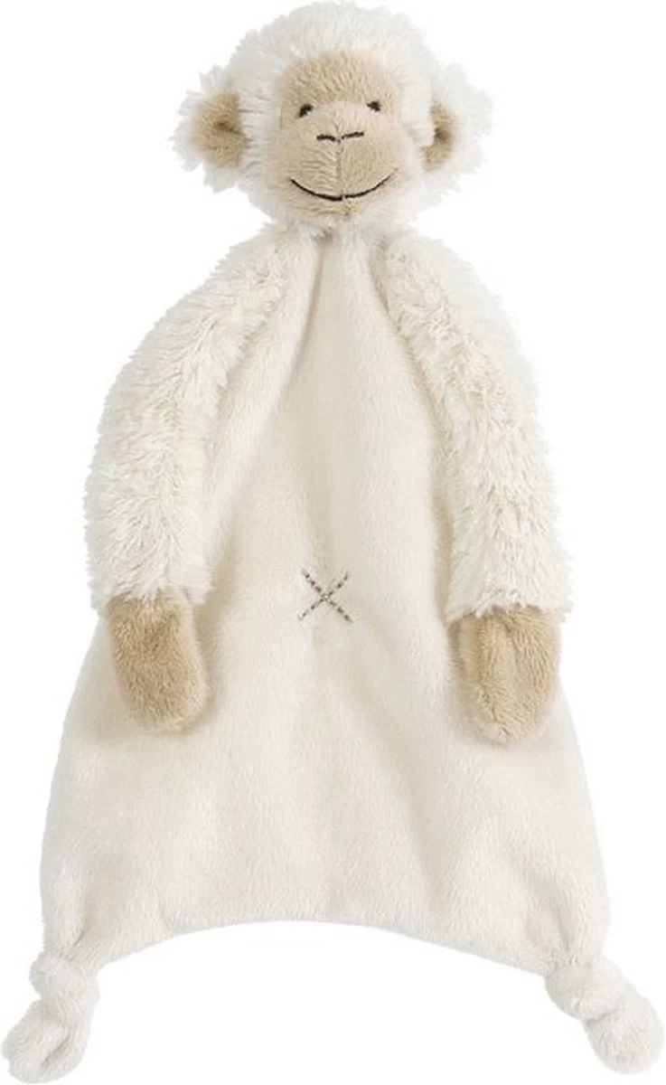Happy Horse Aap Mickey Knuffeldoekje - Wit - Baby Cadeau 1 Happy Horse Aap Mickey Knuffeldoekje - Wit - Baby Cadeau