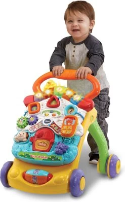 VTech 2 In 1 Baby Walker - Educatief Babyspeelgoed - Loopwagen Met Licht -Babyspeelgoed Winkel 745x1200