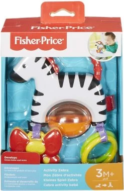 Fisher Price - Activity Zebra - Rammelaar - Speeltje En Bijtring - Grijpspeelgoed -Babyspeelgoed Winkel 781x1200 1