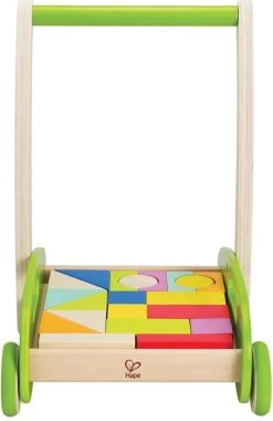 Hape Loopwagen Blokkenkar - Speelgoed 1 Jaar -Babyspeelgoed Winkel 781x1200
