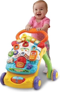 VTech 2 In 1 Baby Walker - Educatief Babyspeelgoed - Loopwagen Met Licht -Babyspeelgoed Winkel 787x1200