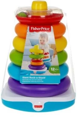 Fisher Price Fisher-Price Stapelringen - Grote Kleurenringpiramide -Babyspeelgoed Winkel 793x1200