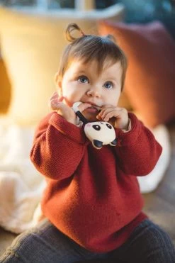 Lanco Rubberen Bijtring - Kori De Panda - Zwart - Wit -Babyspeelgoed Winkel 800x1200 23