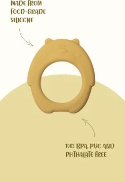 J.Børn Silicone Bijtring Beer - Sage - Bijtspeelgoed - Baby -Babyspeelgoed Winkel 821x1200 1