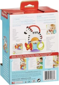 Fisher Price - Activity Zebra - Rammelaar - Speeltje En Bijtring - Grijpspeelgoed -Babyspeelgoed Winkel 841x1200