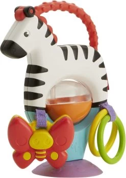 Fisher Price - Activity Zebra - Rammelaar - Speeltje En Bijtring - Grijpspeelgoed -Babyspeelgoed Winkel 846x1200