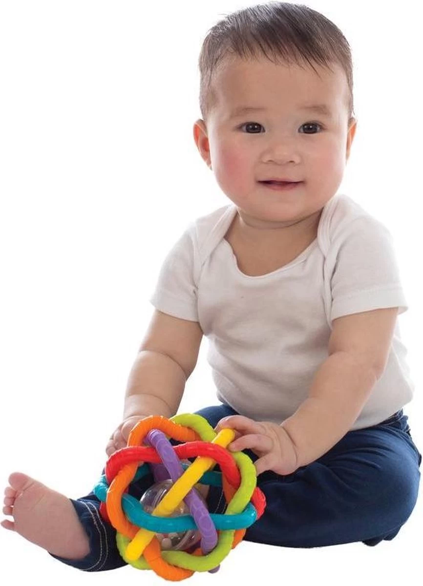 Playgro Buigbare Bendy Ball - Grijp- En Bijtspeelgoed - Incl Rammelaar - Activiteitenbal 12 Playgro Buigbare Bendy Ball - Grijp- En Bijtspeelgoed - Incl Rammelaar - Activiteitenbal - Afbeelding 12