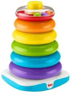 Fisher Price Fisher-Price Stapelringen - Grote Kleurenringpiramide -Babyspeelgoed Winkel 922x1200