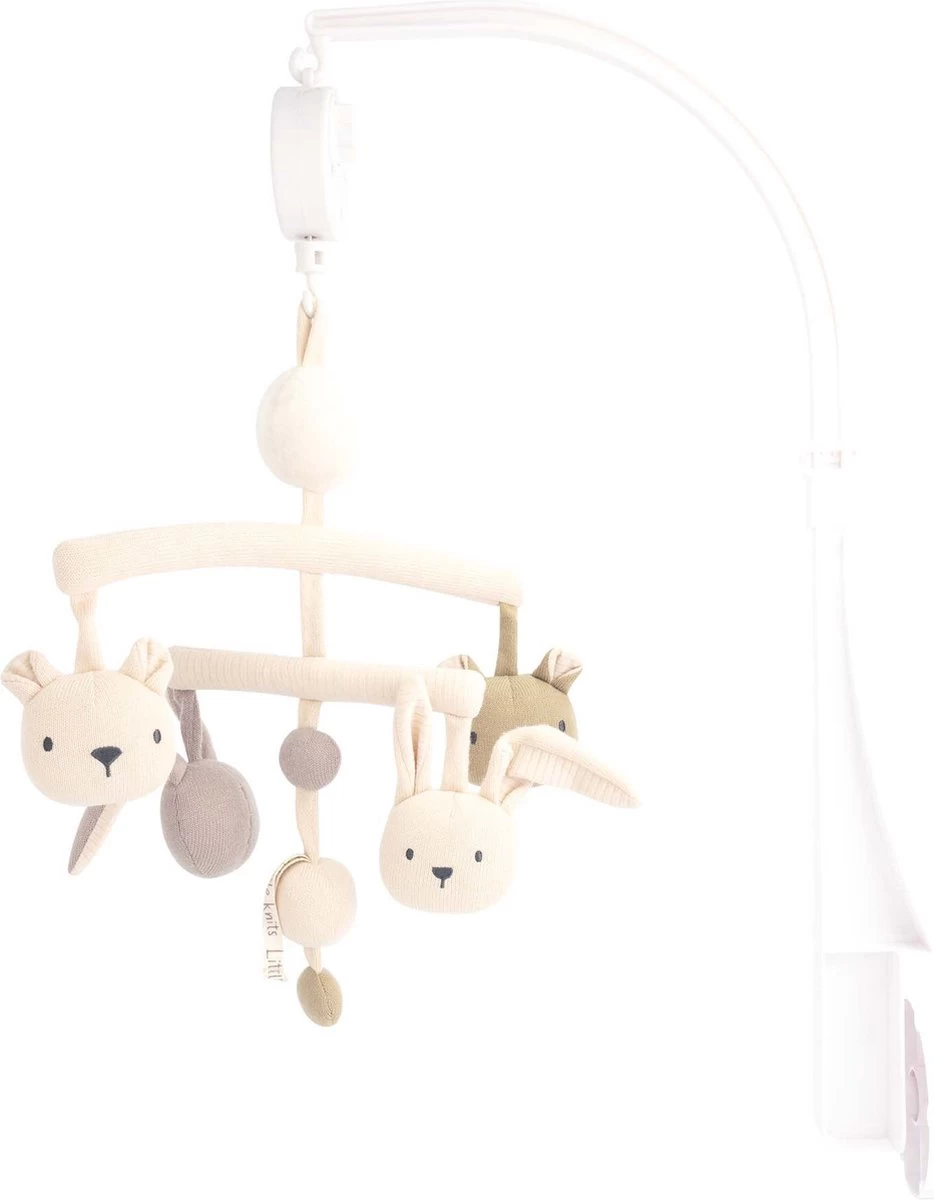 Prénatal Muziekmobiel – Little Knits Thema - Baby Box Accessoires – Boxmobiel - Pastel 3 Prénatal Muziekmobiel – Little Knits Thema - Baby Box Accessoires – Boxmobiel - Pastel - Afbeelding 3