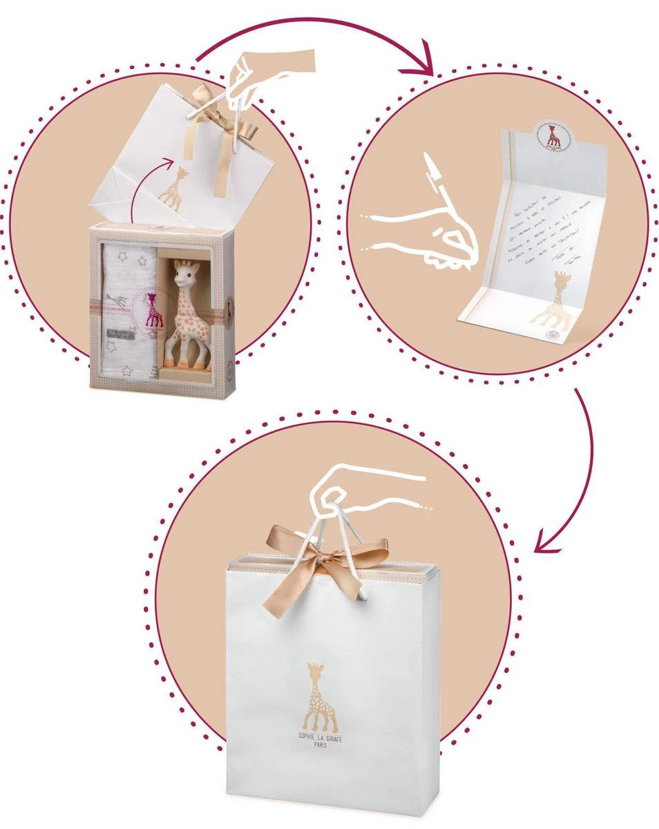 Sophie De Giraf Sophiesticated - Cadeauset - Medium - Set 4 2 Sophie De Giraf Sophiesticated - Cadeauset - Medium - Set 4 - Afbeelding 2