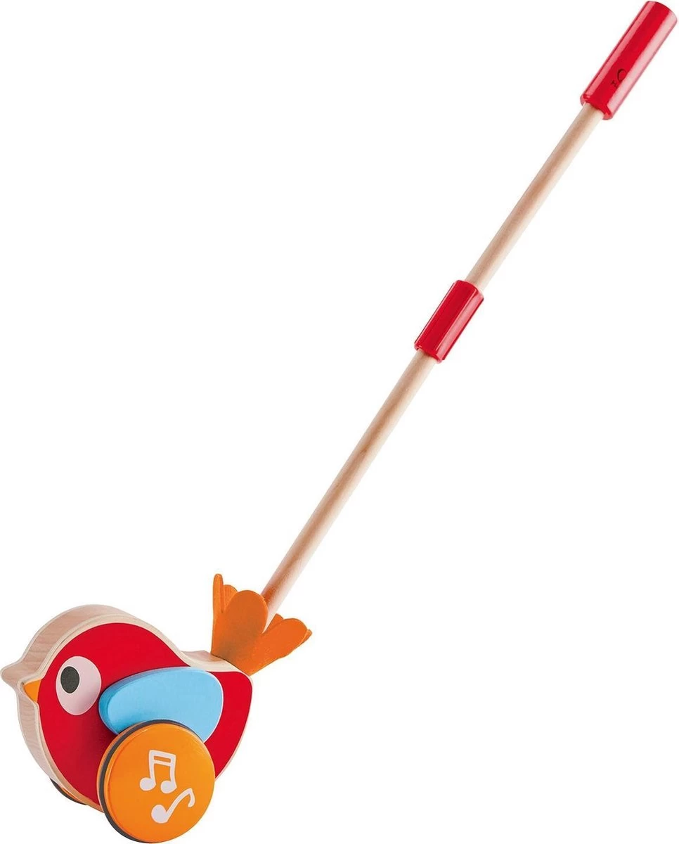 Hape Lilly Musical Stokroller Rood 56 Cm 1 Hape Lilly Musical Stokroller Rood 56 Cm
