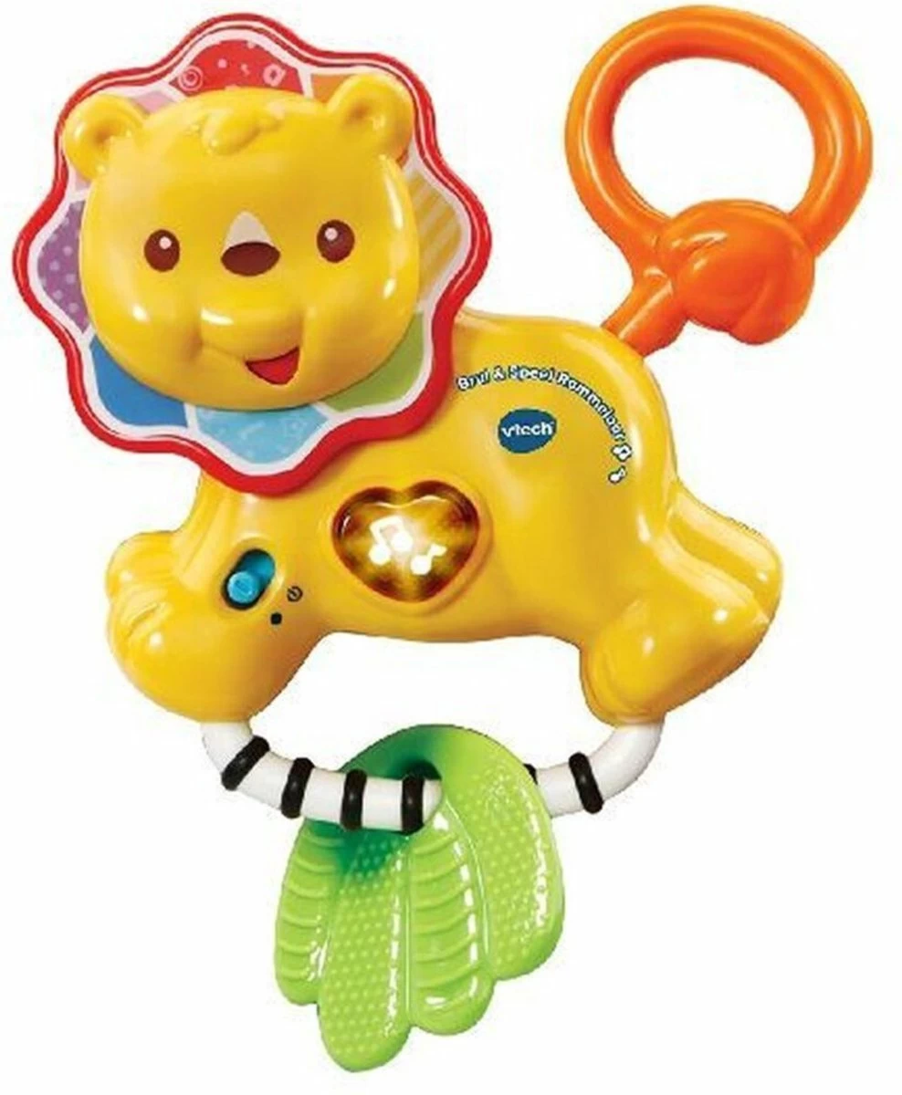 VTech Baby Brul & Speel Rammelaar - Educatief Babyspeelgoed - Bijtring - 3 Tot 24 Maanden 1 VTech Baby Brul & Speel Rammelaar - Educatief Babyspeelgoed - Bijtring - 3 Tot 24 Maanden